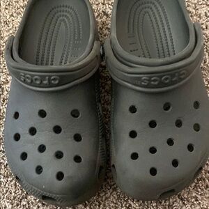 CROCS Black Water Shoes with Ventilation and Heel Strap